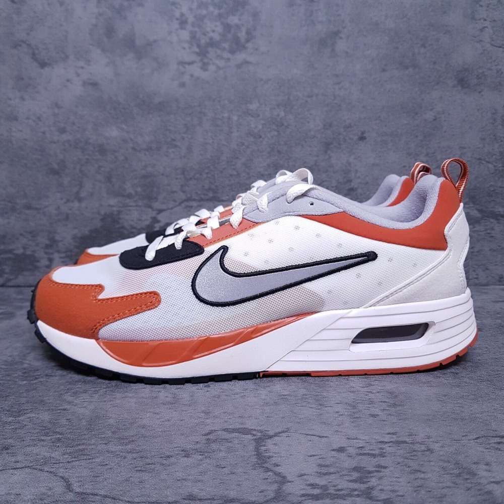 NIKE‎ Air Max Solo Texas Longhorns Running Shoes Mens 9 White Orange nby